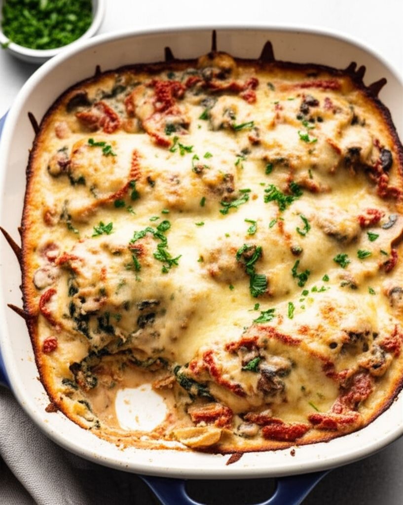 Tuscan Chicken Casserole
