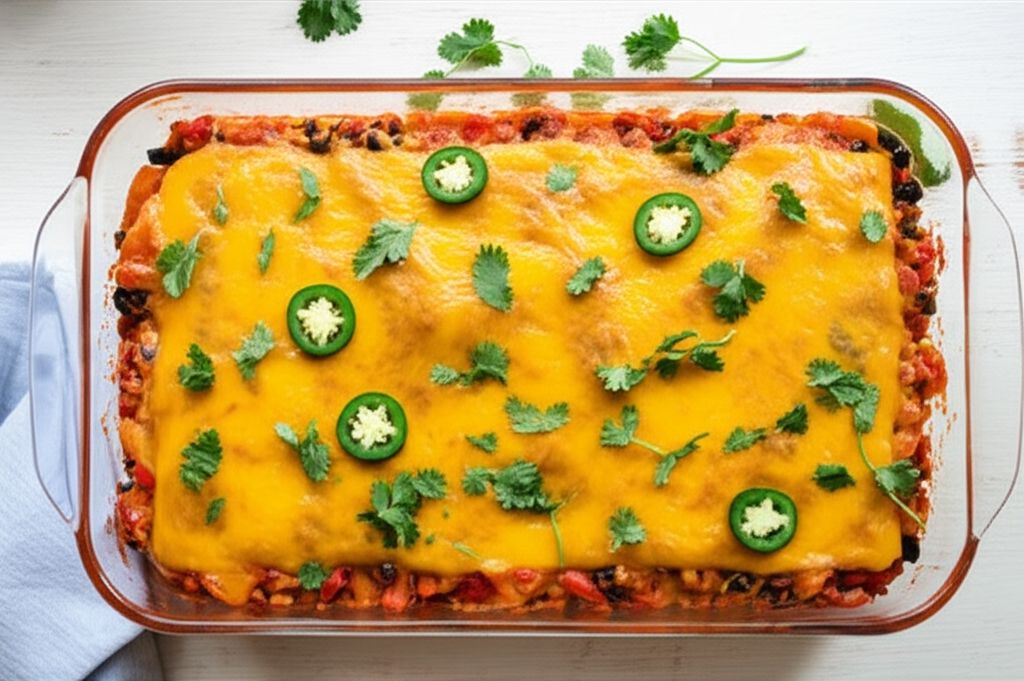 Vegetarian Mexican Lasagna