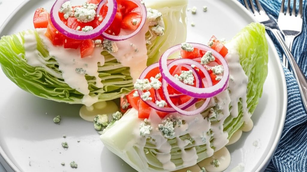 Wedge Salad with Blue Cheese Dressing