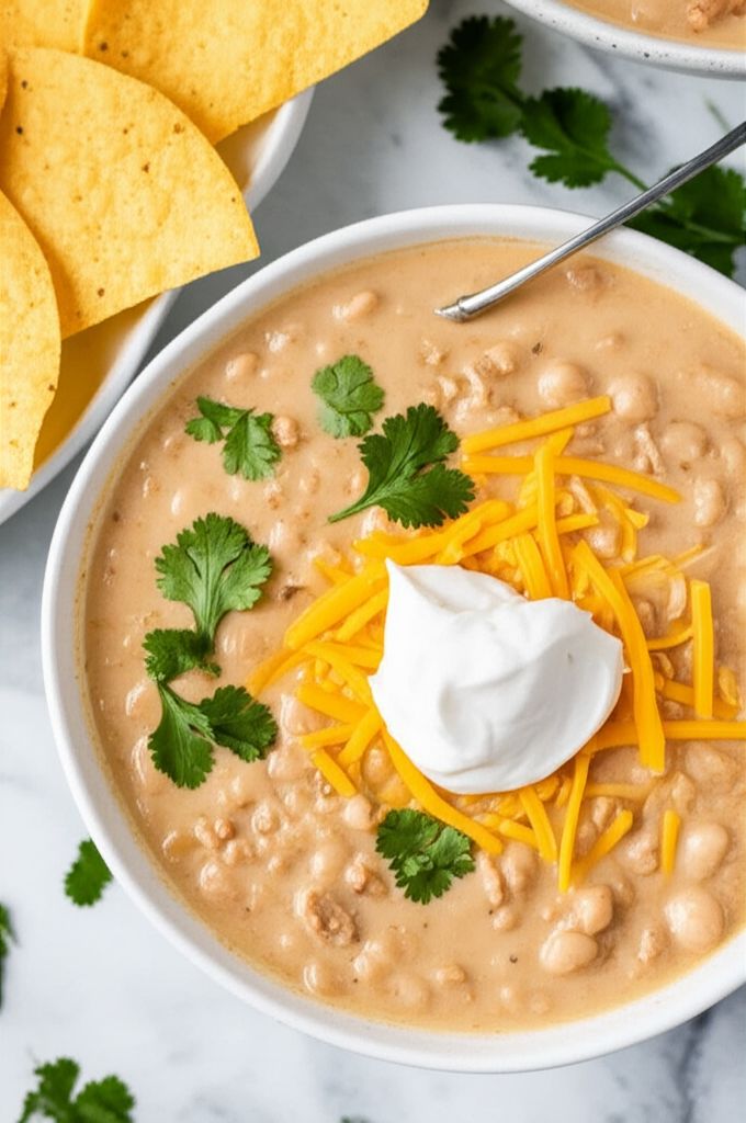 White Chili with Ground Turkey