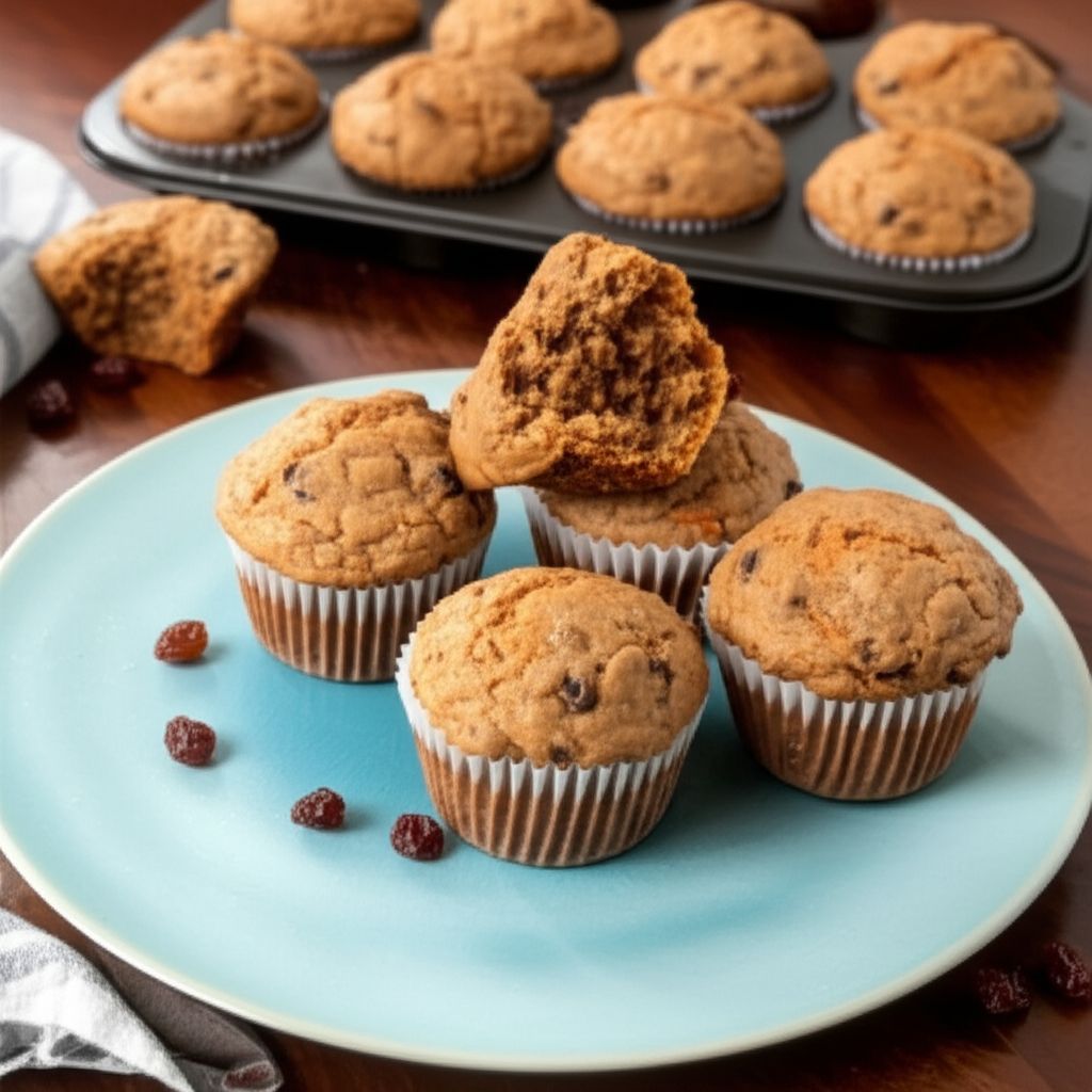 Whole Wheat Carrot-Raisin Muffins