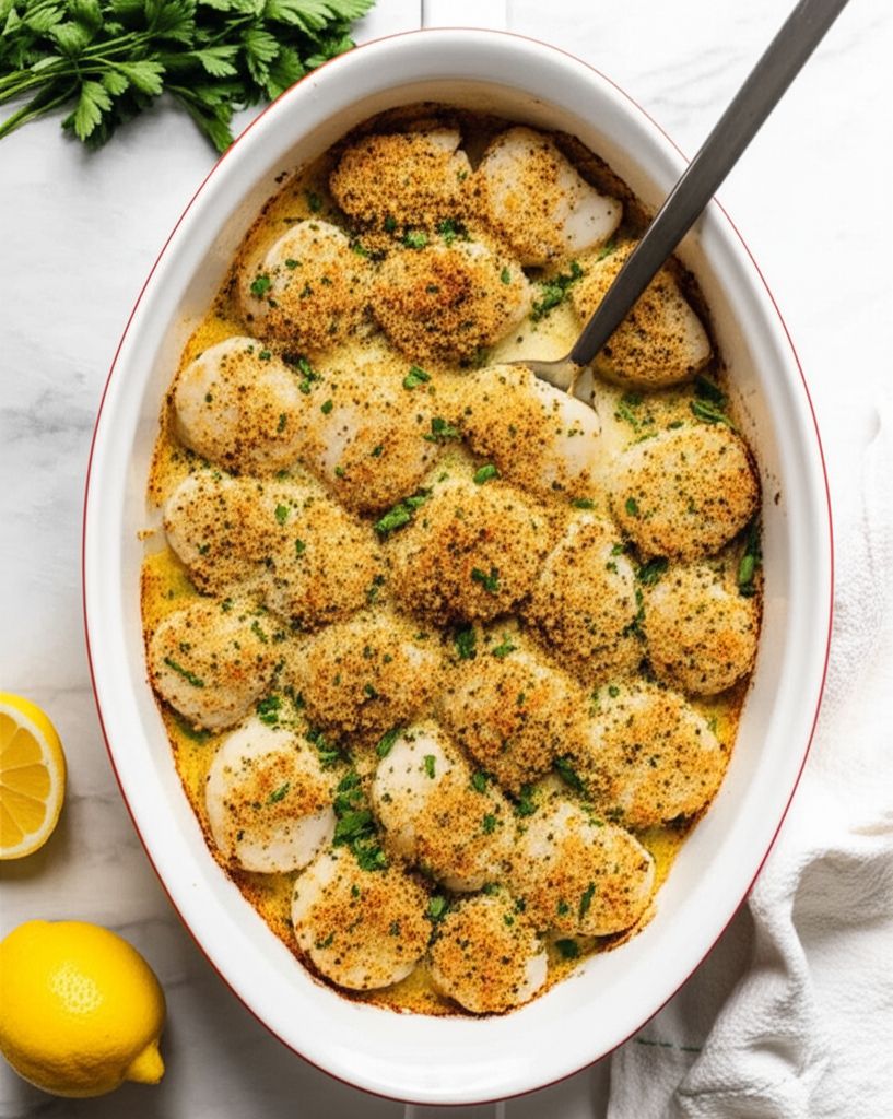 Baked Scallops
