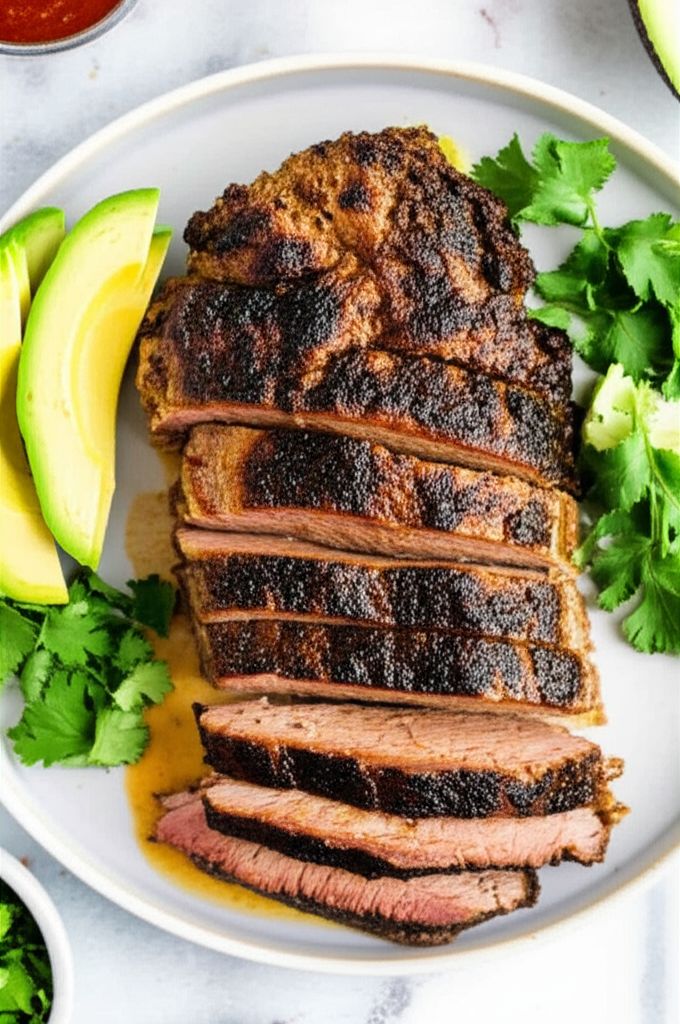 Beef Brisket with Chipotle Tomatillo Sauce