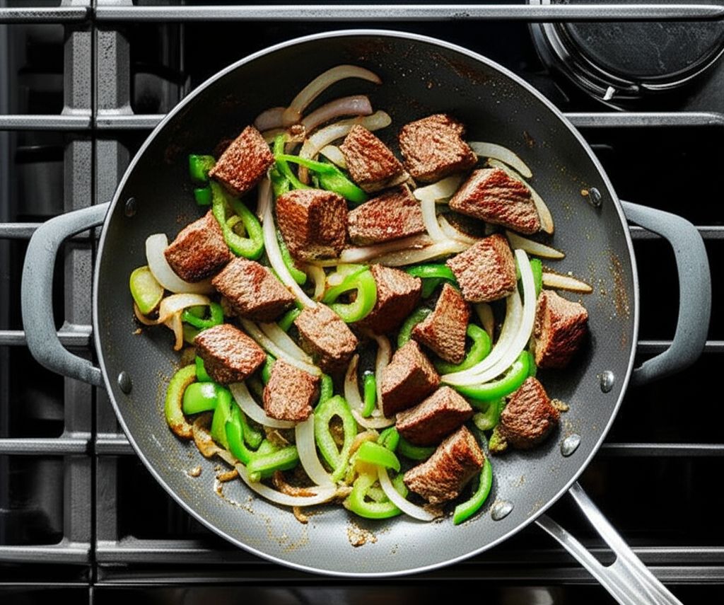 Beef Tip Salad Topping