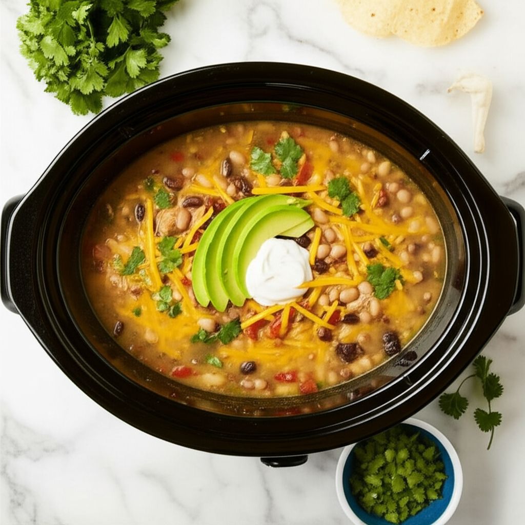 Best Slow Cooker White Chicken Chili
