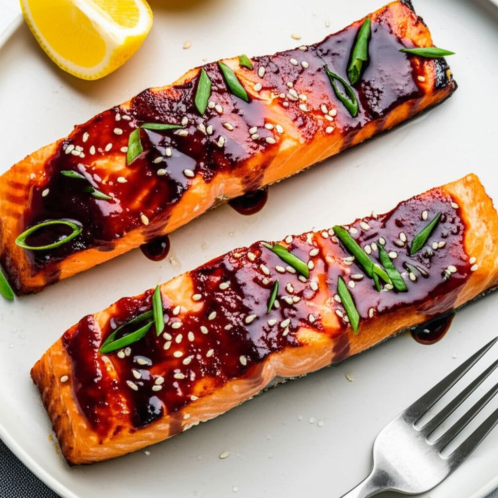 Broiled Miso Salmon Fillets