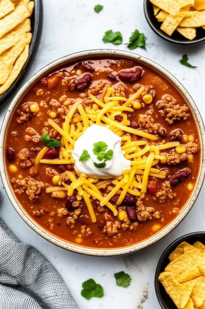 Busy Day Slow Cooker Taco Soup
