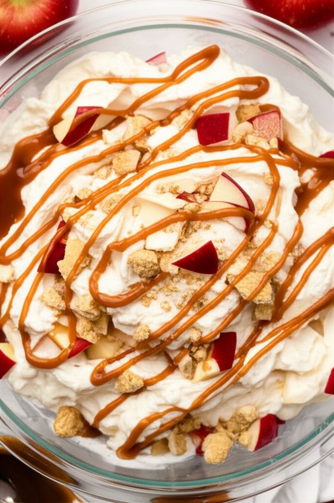 Caramel Apple Cheesecake Salad