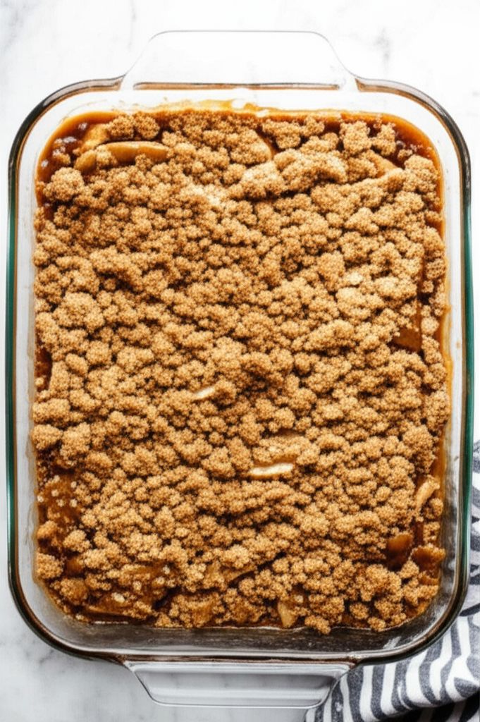 Caramel Apple Crumble