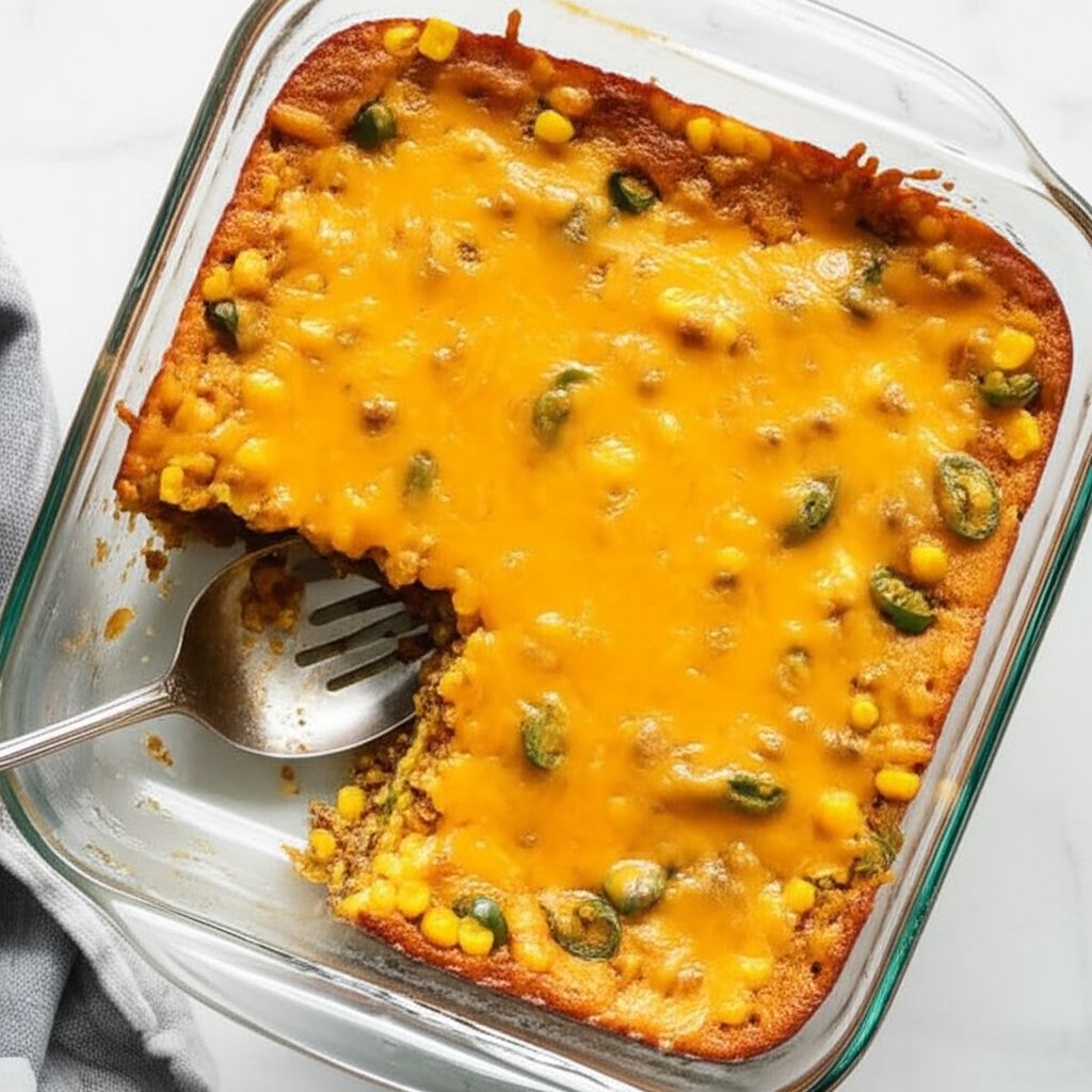 Cheese Mexican Corn Spoon Bread