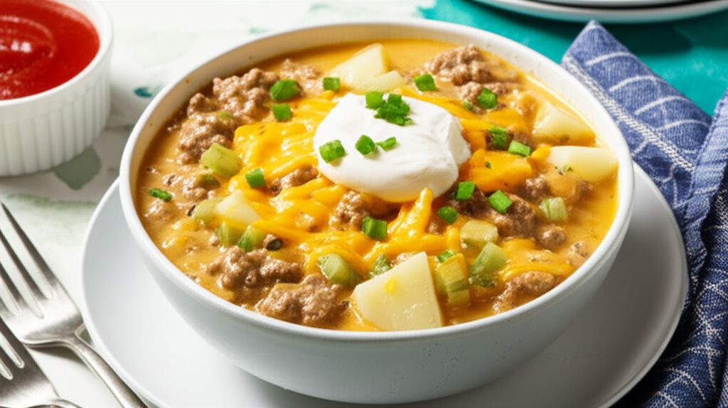 Cheeseburger Soup