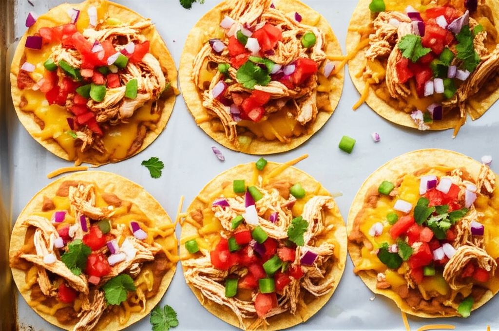 Chicken Tostadas