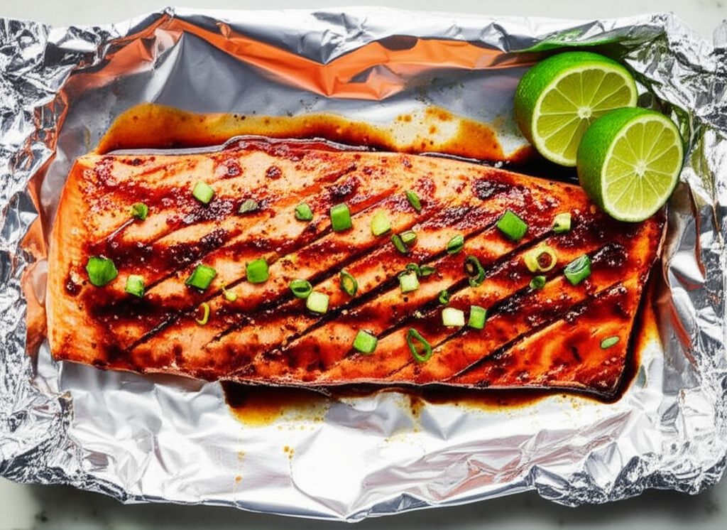 Chile Garlic BBQ Salmon