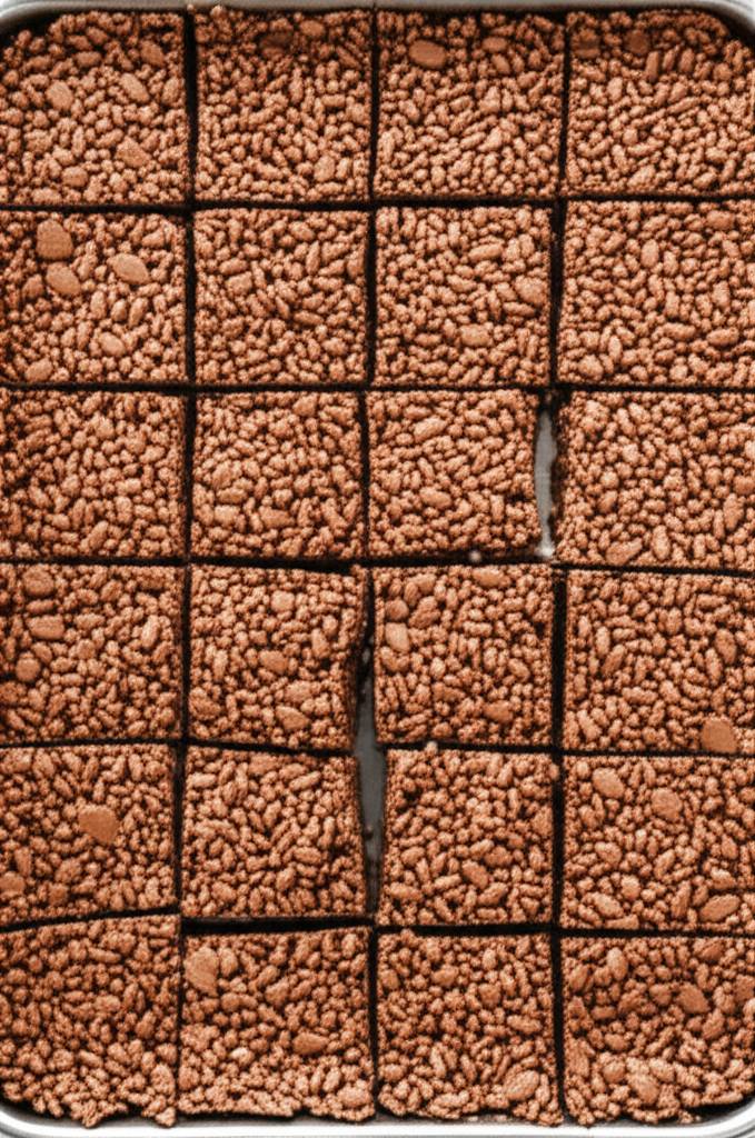 Chocolate Puffed-Wheat Squares