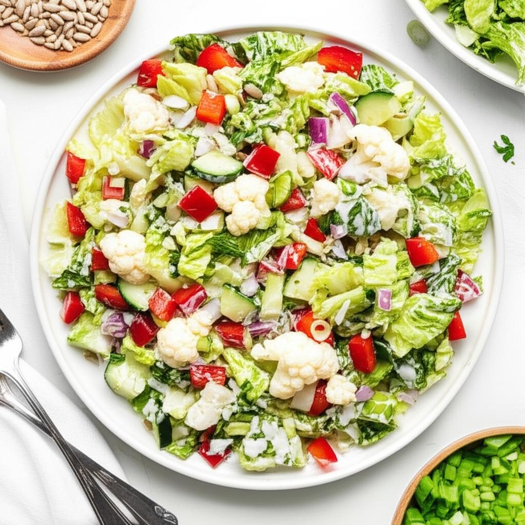 Chopped Salad with Buttermilk Dressing