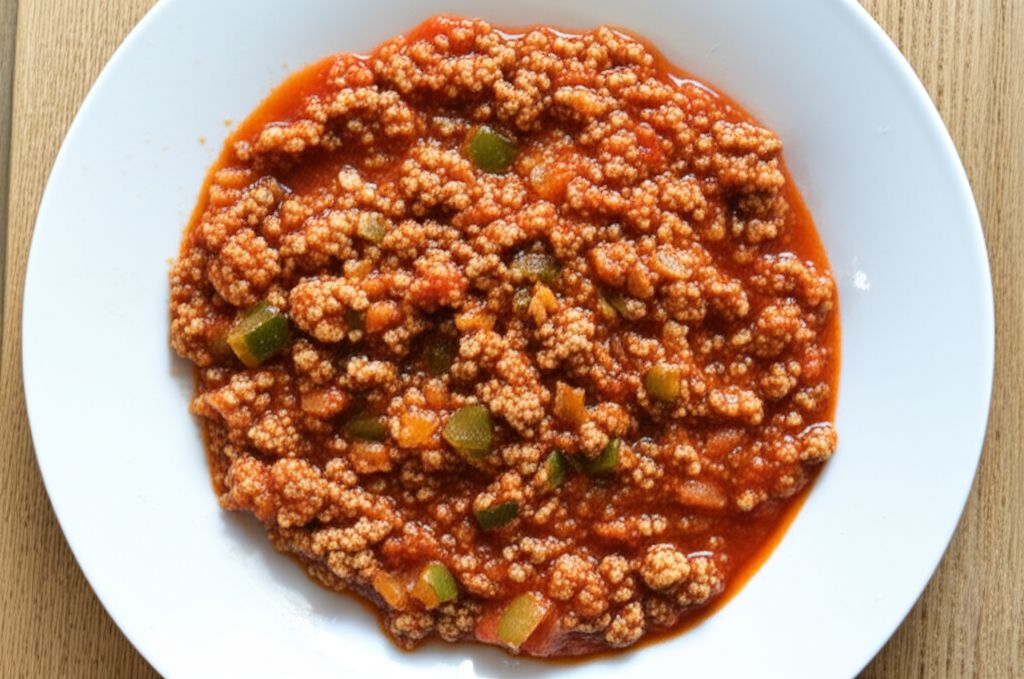 Chunky Red Sauce with Ground Italian Sausage