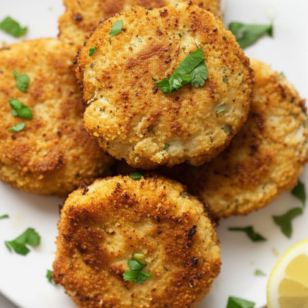 Crabless Chicken Cakes