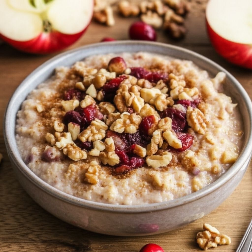Cranberry Apple Oatmeal