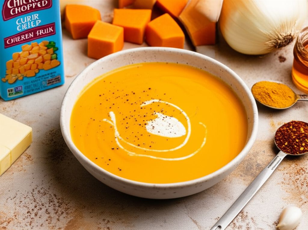 Curried Butternut Squash Soup