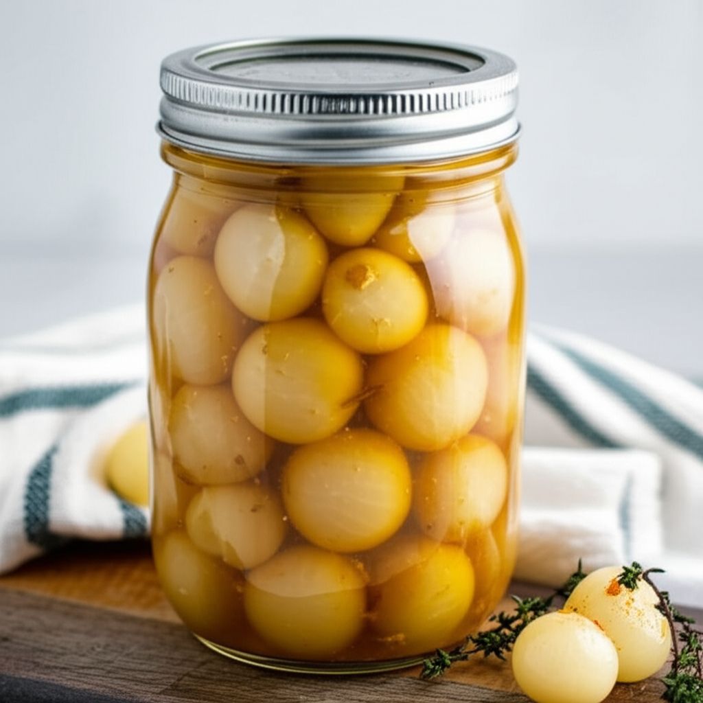 Curried Pickled Onions