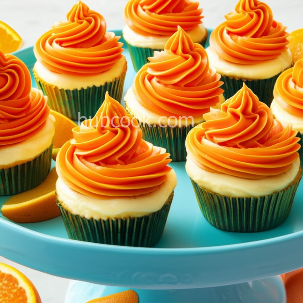 Dreamy Orange Cupcakes