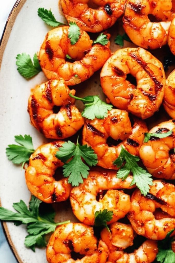 Easy Grilled Spicy Shrimp