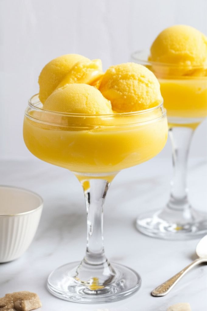 Fresh Pineapple Sherbet