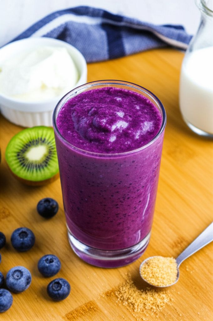 Frozen Blueberry Smoothie