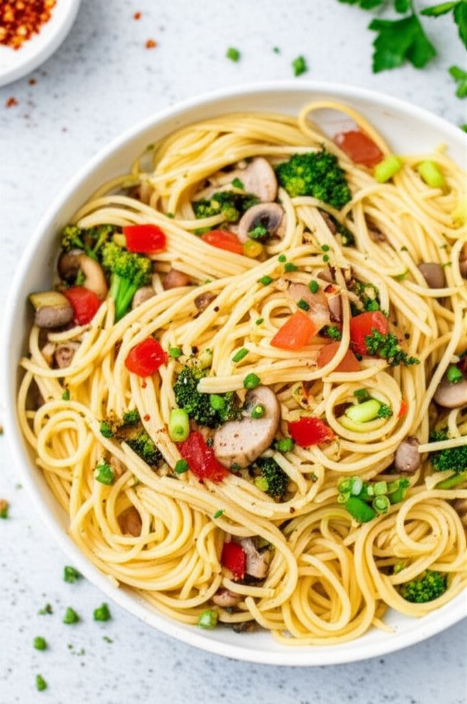 Garlic Anchovy Linguine