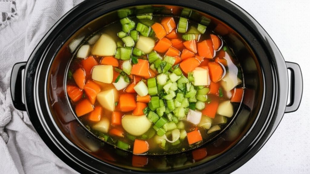 Gluten-Free Vegan Stock for the Slow Cooker