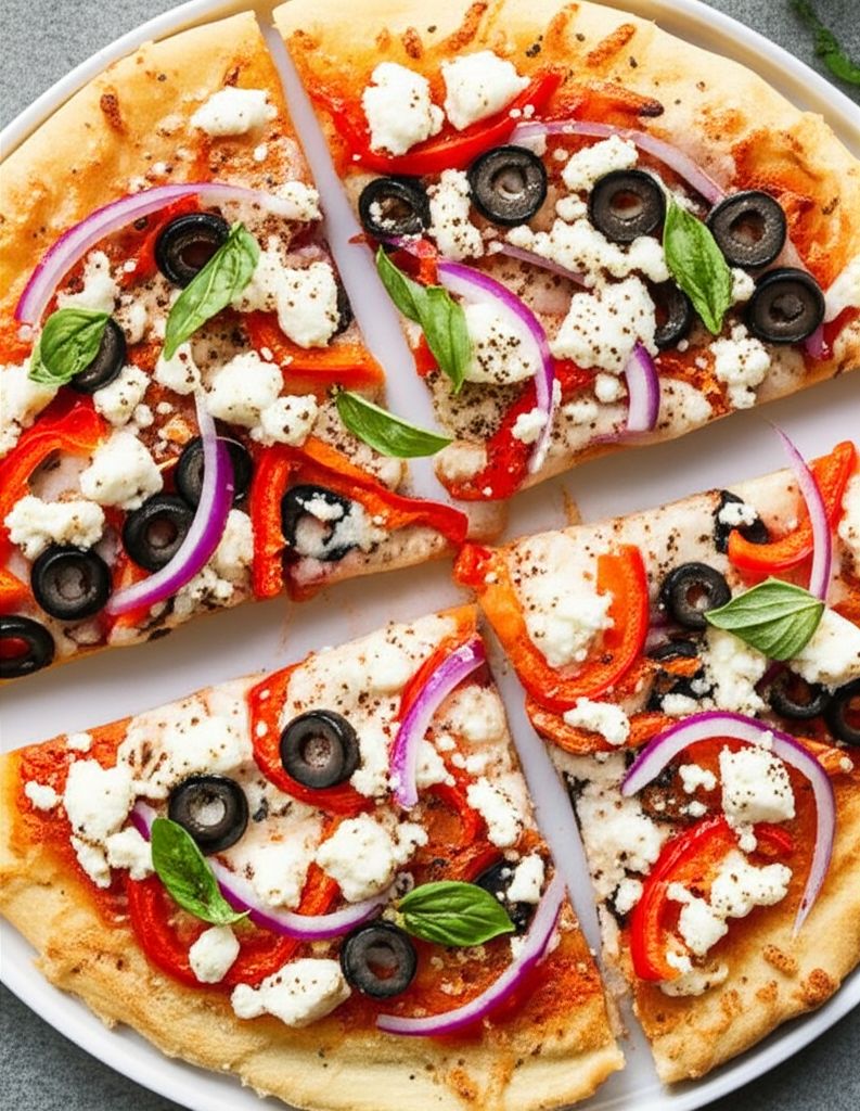 Greek Veggie Pizza