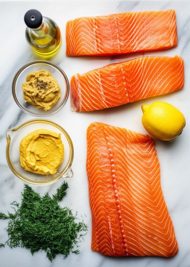 Grilled Dijon-Lemon Pepper Salmon