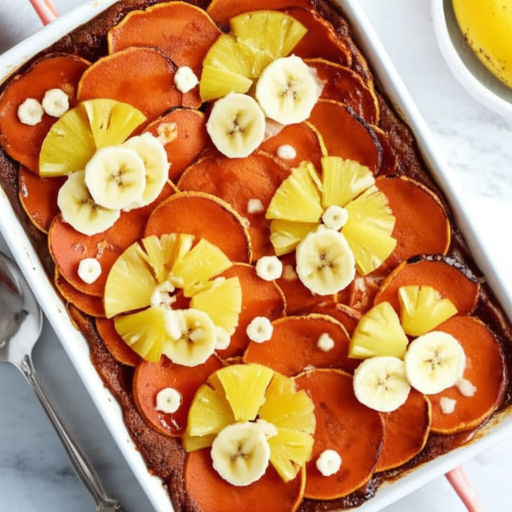 Hawaiian Sweet Potato Casserole