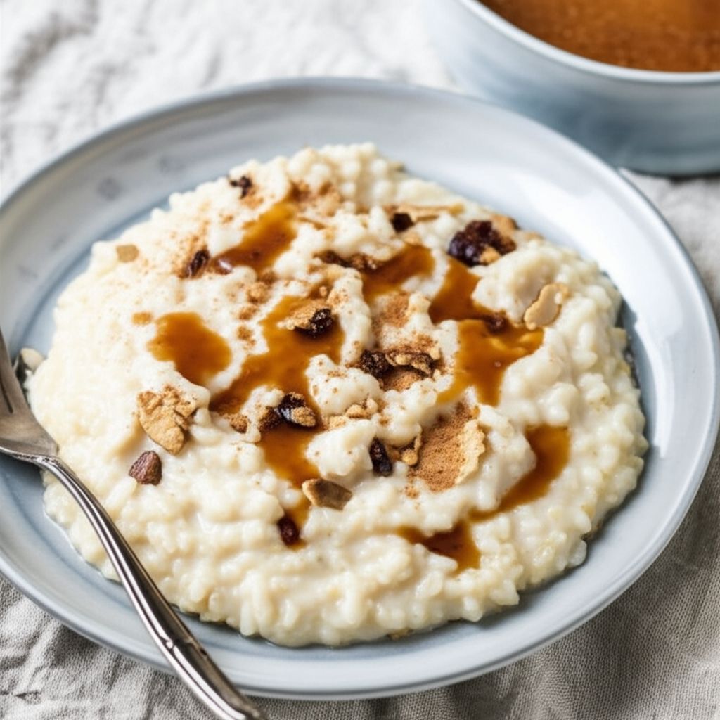 Healthier Creamy Rice Pudding