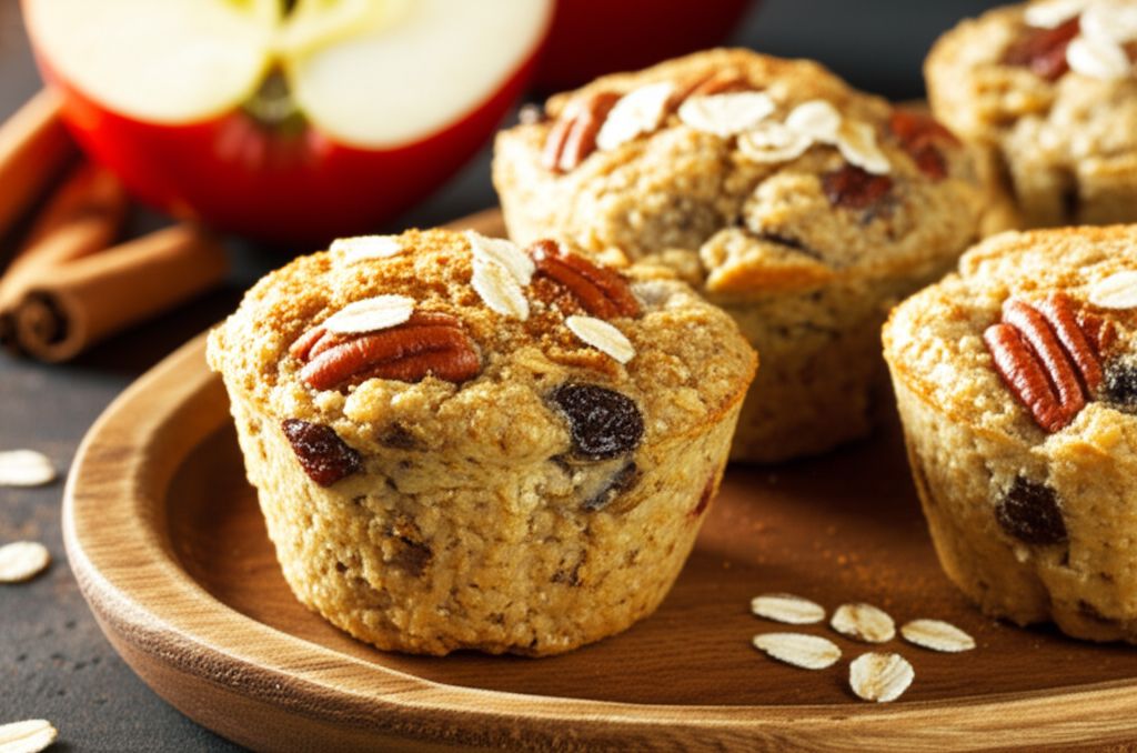 Healthy Apple Spice Baked Oatmeal