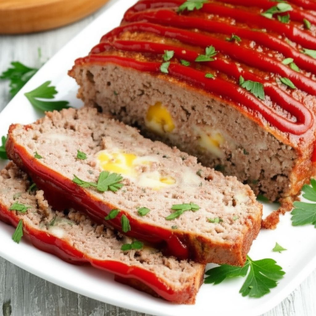 Incredibly Cheesy Turkey Meatloaf