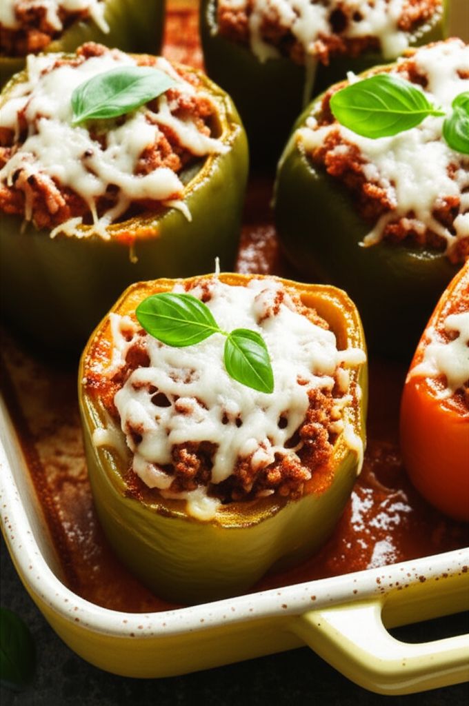 Lasagna Stuffed Peppers