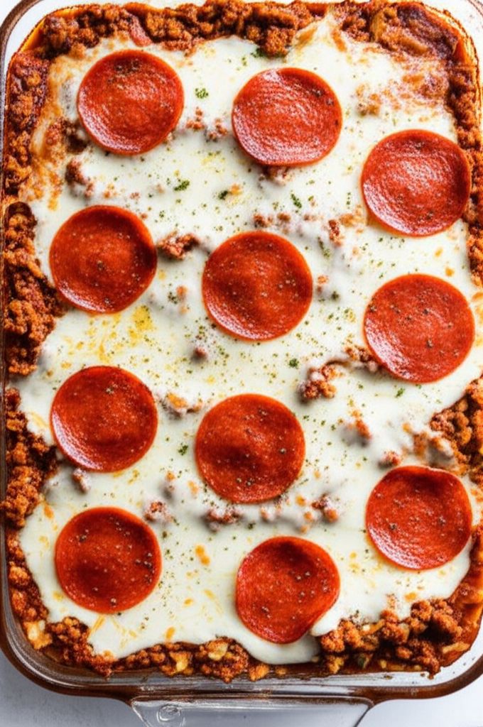 Low-Carb Zucchini Pizza Casserole