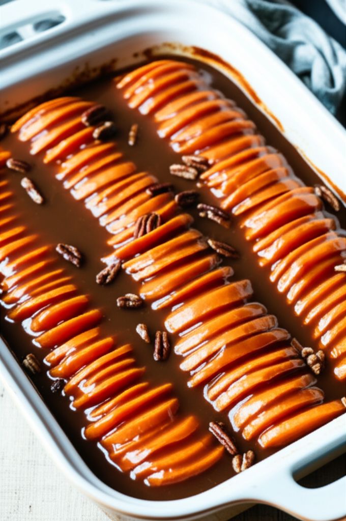 Marjorie's Maple Vanilla Sweet Potatoes