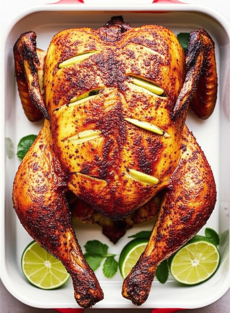 Masala-Spiced Roast Chicken