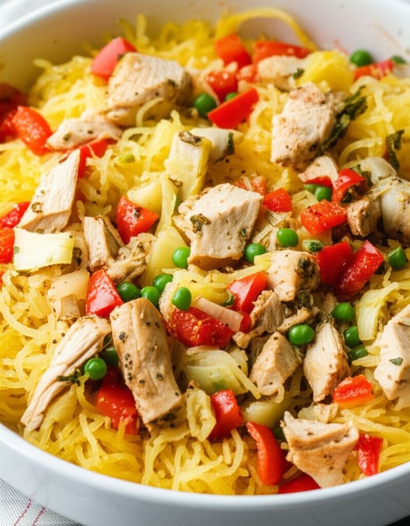Mediterranean Spaghetti Squash
