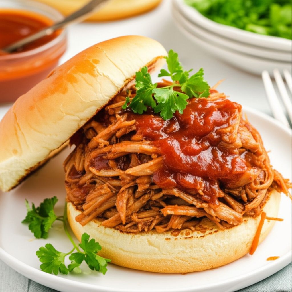 Mom's Shredded Elk Sandwiches