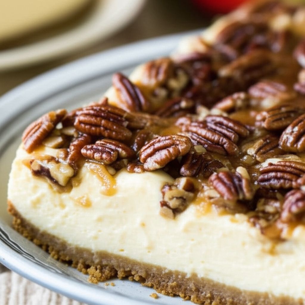 Nickie's Apple-Pecan Cheesecake