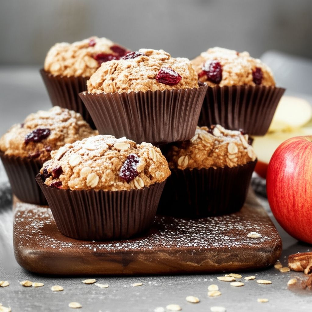 Oatmeal Apple Muffins