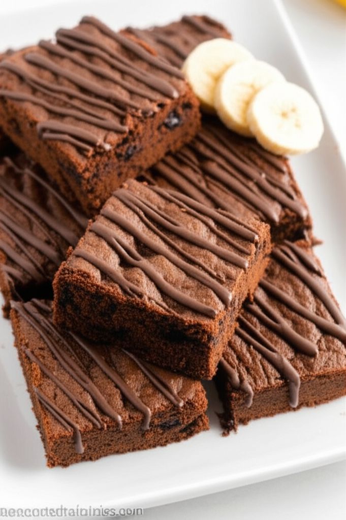 Oatmeal Banana Brownies