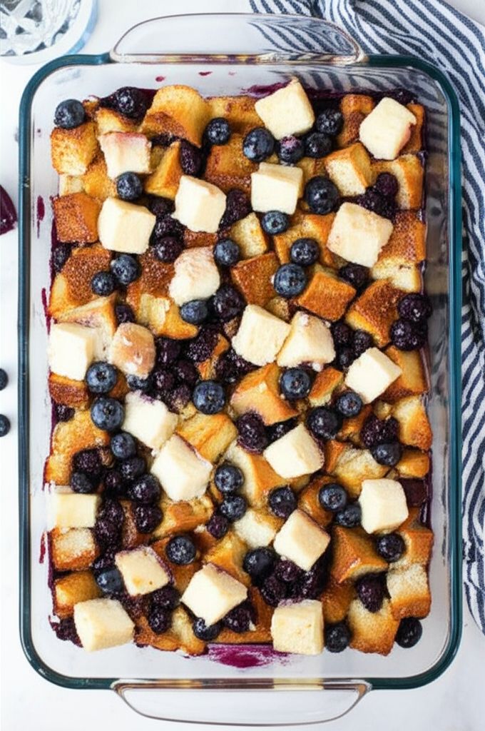 Overnight Blueberry French Toast