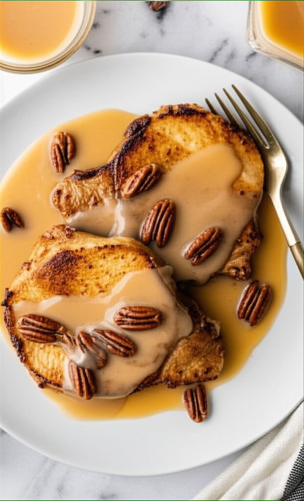 Pork Chops with Praline Sauce