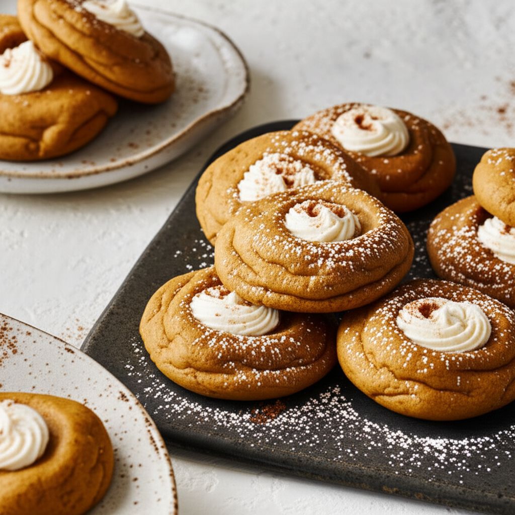 Pumpkin Cheesecake Cookies