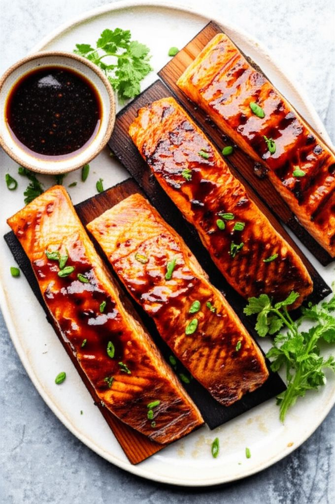 Salmon with Maple Soy Marinade