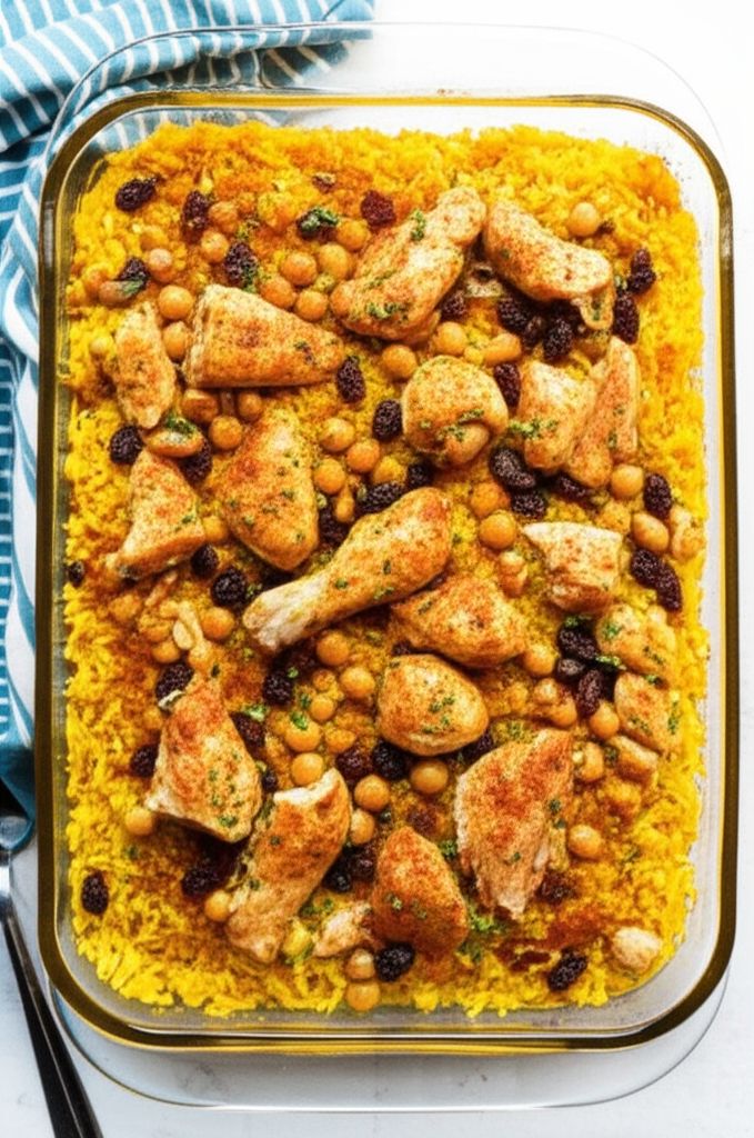 Savory Saffron Chicken Polow